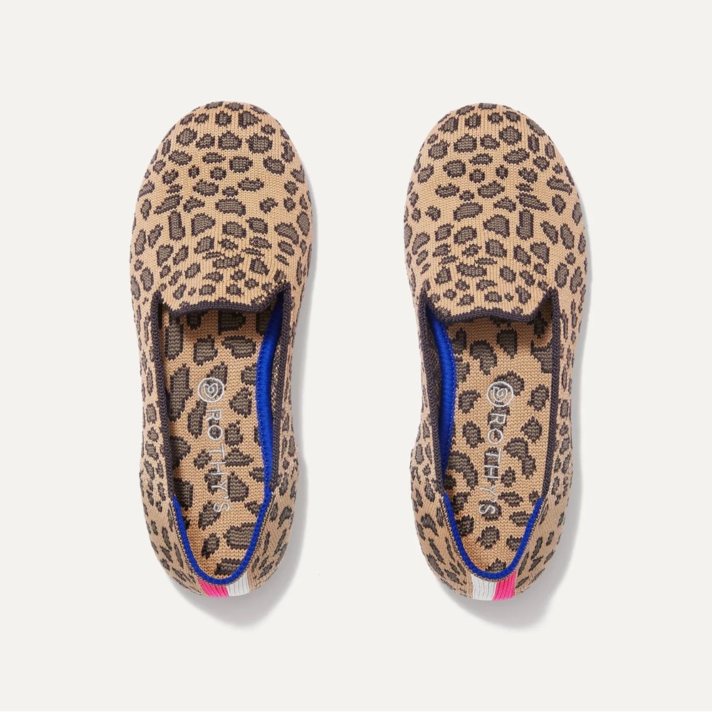 Rothy’s Kids Leopard Loafers